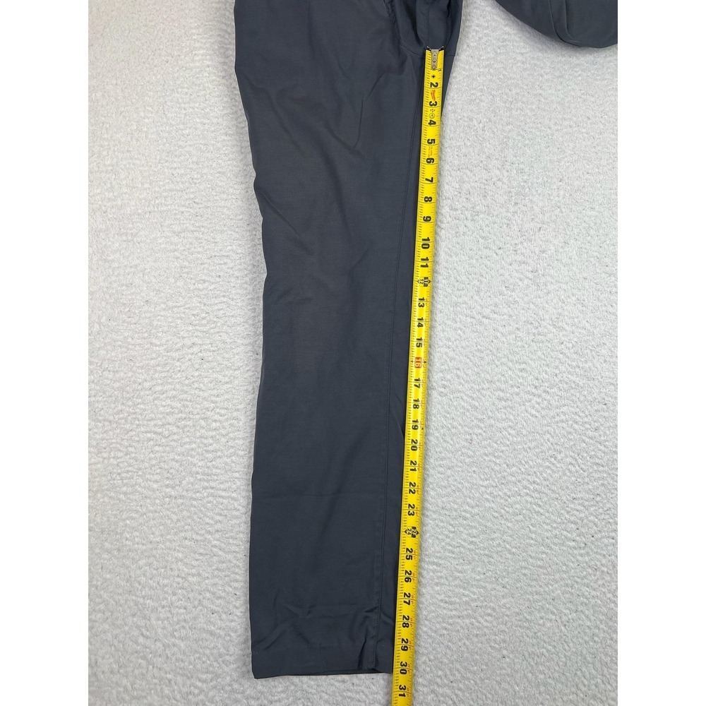 Lululemon Chino Pants Mens 31x31 Gray Stretch Business Casual Zip Solid Slim - Picture 10 of 12